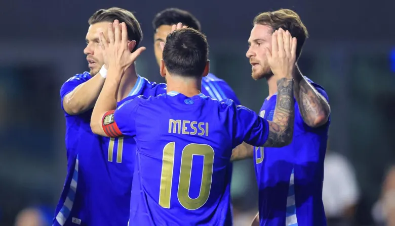 La Selección Argentina se floreó y goleó 6-0 a Puerto Rico