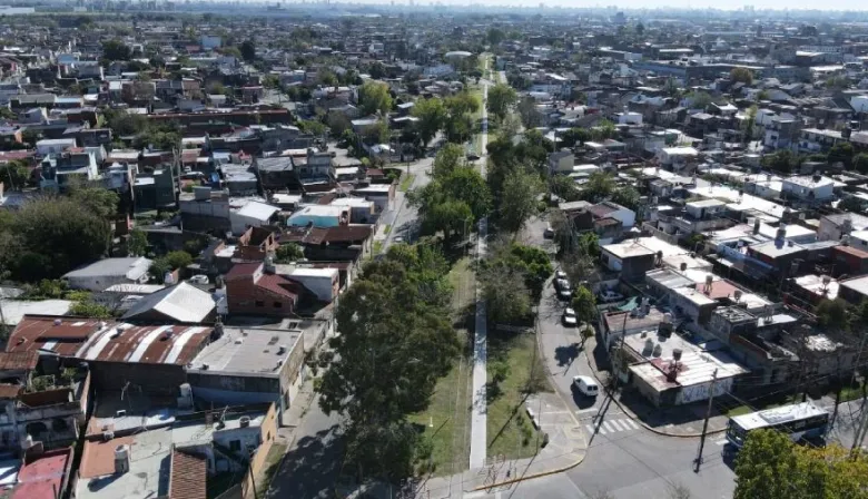 Lanús Gobierno avanza con las obras en el Parque Lineal del Oeste