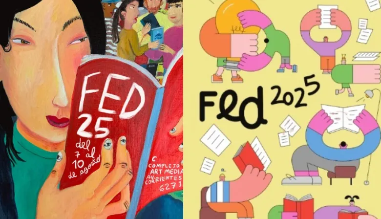 Dos ilustradoras comparten el premio por el afiche oficial de la FED 2025