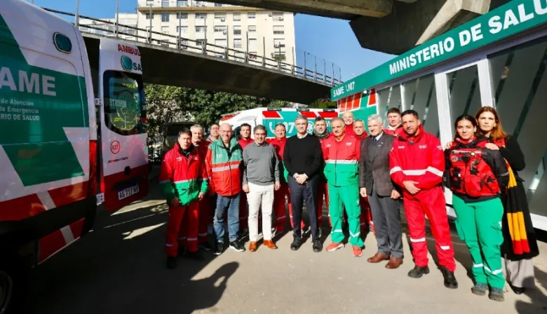 El SAME amplía su servicio con una nueva base operativa en un punto clave de la Ciudad