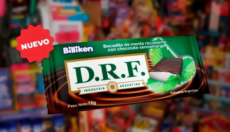 D.R.F. renueva su bocadito de menta y llega a kioscos para todas las generaciones