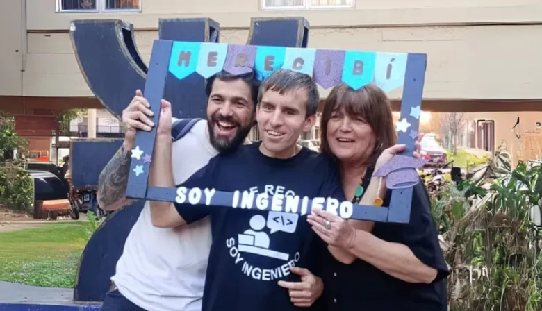 Bruno Rodríguez, el primer ingeniero ciego egresado de la UTN Santa Fe