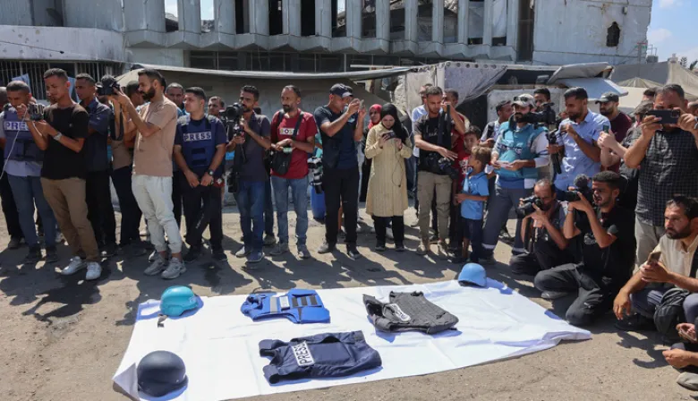 Gaza, el lugar más peligroso del mundo para el periodismo