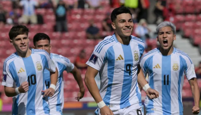 Argentina arrolló 4-0 a Nigeria y avanzó a los cuartos de final del Mundial Sub 20