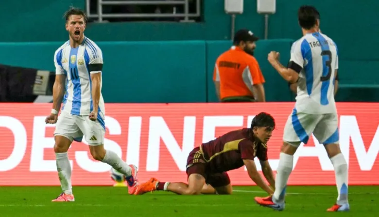 Argentina arrancó su gira por Estados Unidos con un triunfo ante Venezuela
