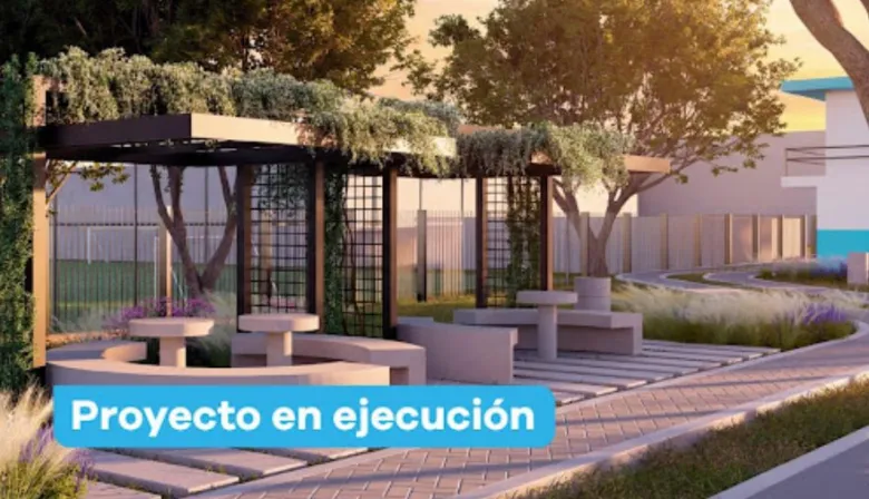 Lanús Gobierno continúa con las obras del sendero seguro para las escuelas John F. Kennedy y Cnel. Luis Piedra Buena