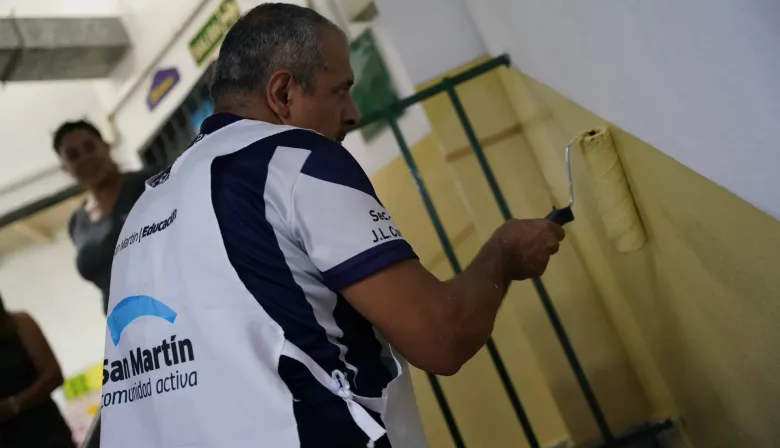 Más de 170 escuelas renovadas en San Martín gracias al trabajo solidario antes del inicio de clases
