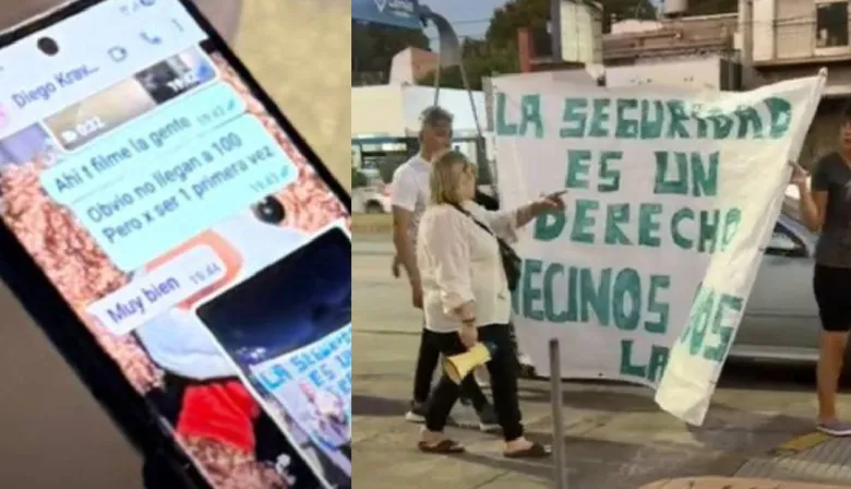 Julián Álvarez denunció “operaciones” de Diego Kravetz tras una protesta por inseguridad