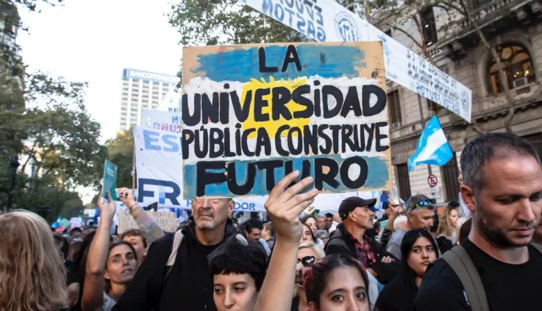 Convocan a una nueva marcha federal universitaria para el 12 de mayo frente a Casa Rosada