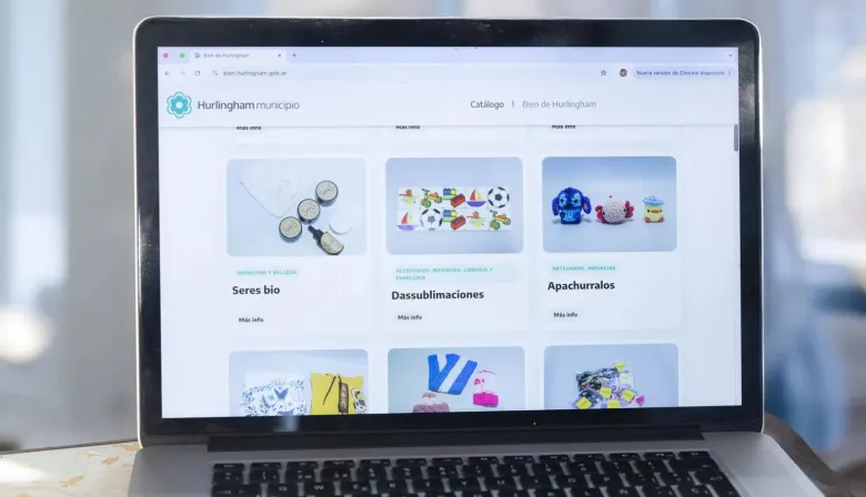 Hurlingham creó una plataforma para promover el trabajo de emprendedores del distrito