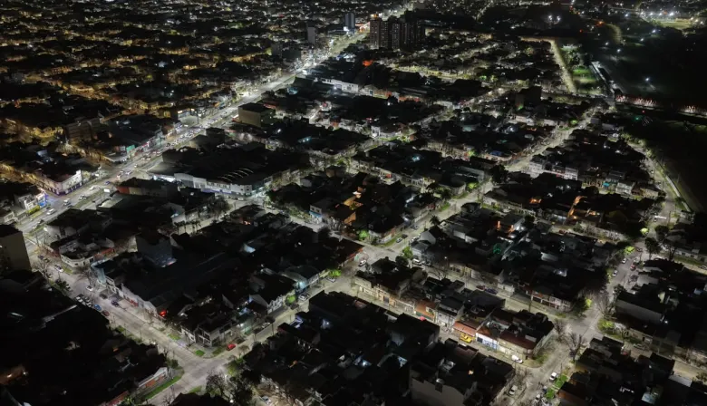 Lanús Gobierno concretó el recambio de 200 luminarias led en Gerli Oeste