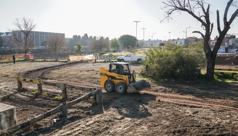 Lanús Gobierno avanza con las obras en el Distrito La Ribera