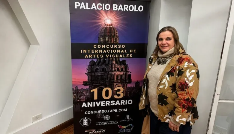 Patricia Saporiti obtuvo 3° puesto en Concurso Internacional de Artes Plásticas Palacio Barolo