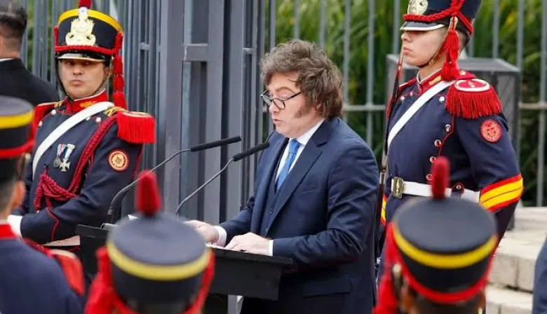 Milei recordó a San Martín y habló de “defender la libertad”