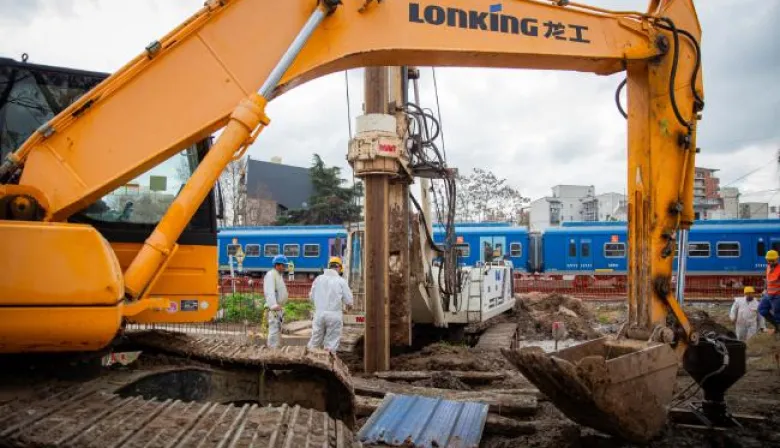 Construyen un nuevo paso bajo nivel entre Sáenz Peña y Villa Raffo