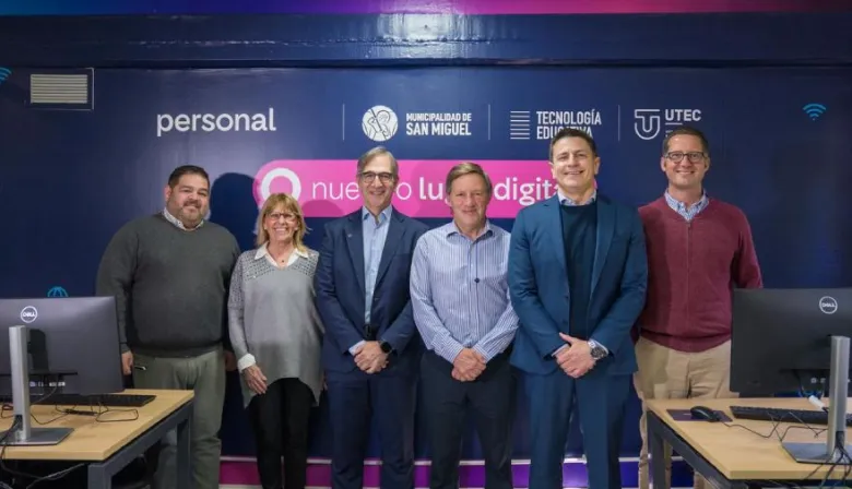 Personal inauguró en San Miguel su primera Aula Digital de la provincia
