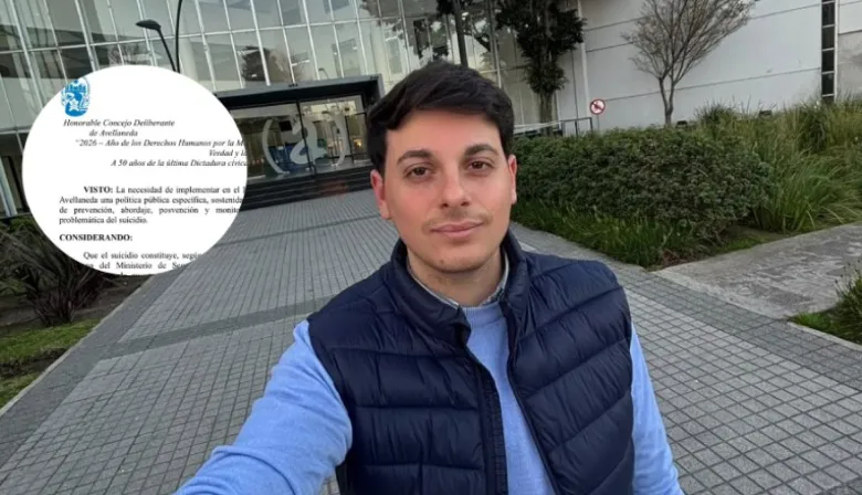 Nicolás Sturla impulsa un proyecto para crear el programa “Avellaneda habla de suicidio”
