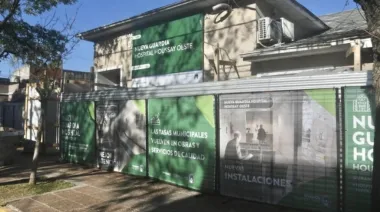 Vicente López inició la construcción de una nueva guardia del Hospital Houssay