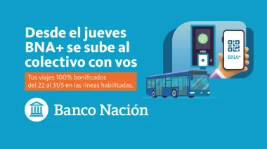 El Banco Nación, primero en pagos con QR en transporte público