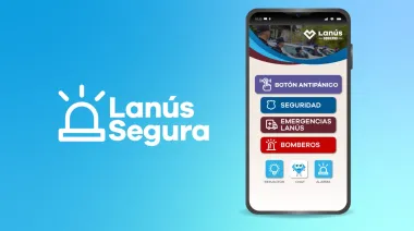 Lanús Gobierno lanzó la nueva app "Lanús Segura": conocé sus funciones