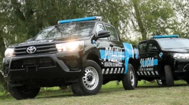 San Miguel presentó nuevas patrullas y motos de alta cilindrada para la Policía Municipal