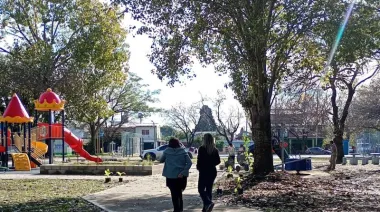 Plaza de los Italianos: avanza la etapa final de su puesta en valor
