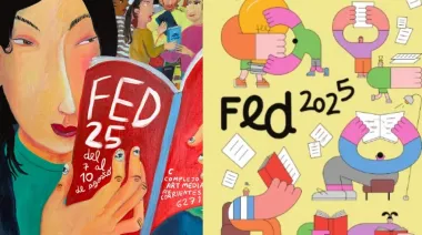 Dos ilustradoras comparten el premio por el afiche oficial de la FED 2025