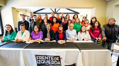 El Frente de Izquierda presentó a Nicolás del Caño y Romina Del Plá en la Tercera y Primera sección respectivamente