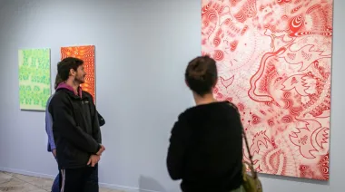 Se inauguraron seis nuevas muestras en el Centro Cultural Borges