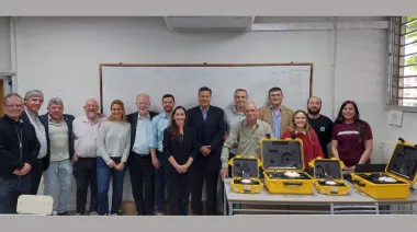 Importante donación del CPA al Departamento de Agrimensura de la UNLP