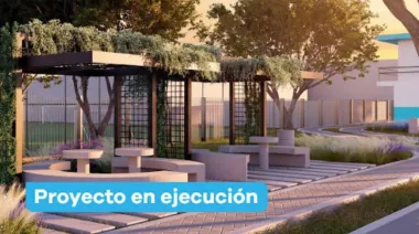 Lanús Gobierno continúa con las obras del sendero seguro para las escuelas John F. Kennedy y Cnel. Luis Piedra Buena