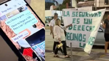 Julián Álvarez denunció “operaciones” de Diego Kravetz tras una protesta por inseguridad
