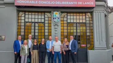 El HCD Lanús recibió a la vicepresidenta del Gobierno del Principado de Asturias