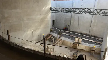 Tigre avanza con la obra de un nuevo teatro municipal en El Talar