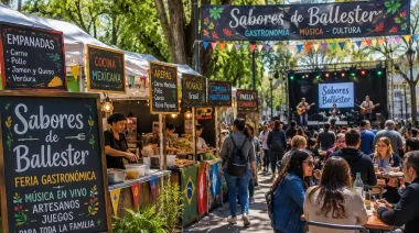 Villa Ballester celebra una nueva edición de la feria Sabores con comidas típicas y shows en vivo