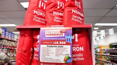 Morón lanzó nuevas canastas de alimentos y limpieza con precios accesibles