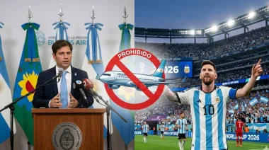 Kicillof prohibió a sus ministros y funcionarios que viajen a ver el Mundial