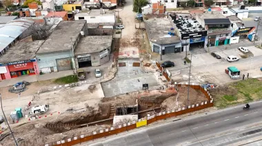 Avanza la obra hidráulica del Arroyo Dupuy que beneficiará a miles de familias de La Matanza