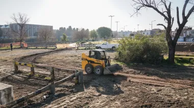 Lanús Gobierno avanza con las obras en el Distrito La Ribera