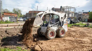 Lanús Gobierno sigue con la realización de obras en el Parque Lineal del Oeste