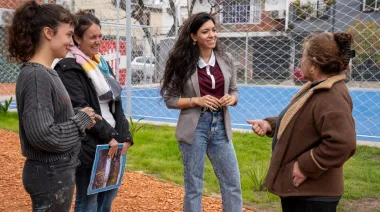 Lanús Gobierno inauguró un nuevo espacio recreativo en el Barrio Villa Talleres