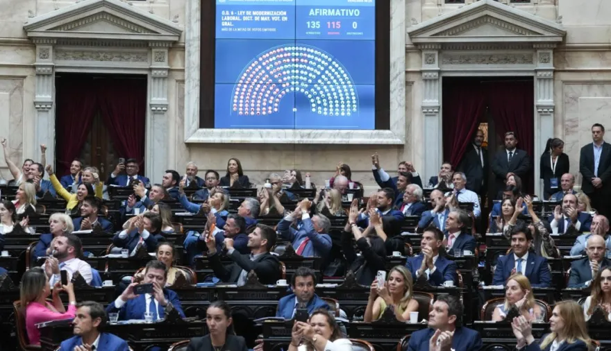 Diputados aprobó la reforma laboral con cambios y el proyecto vuelve al Senado