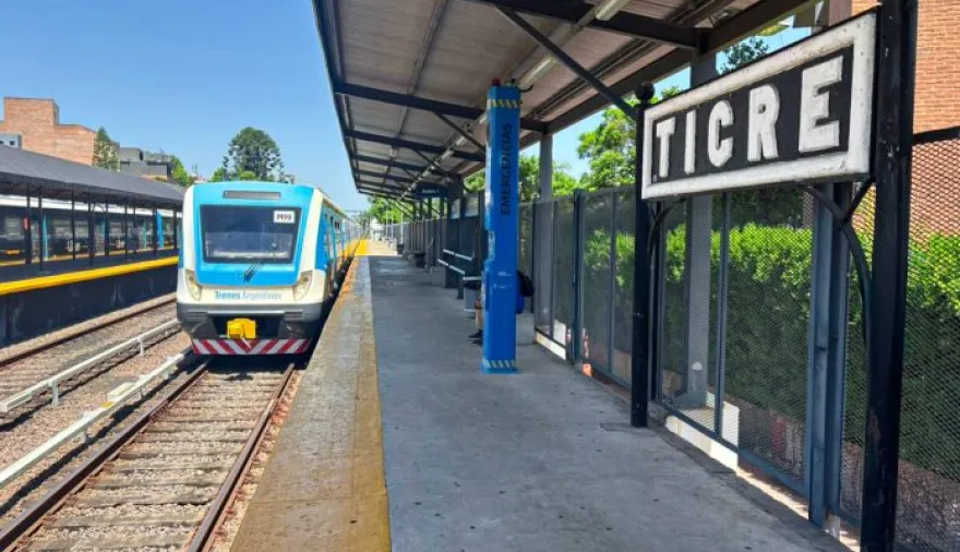 Volvió el ramal Tigre del tren Mitre, pero con recorrido reducido y demoras