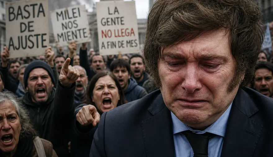Crece la desaprobación a Milei y se profundiza el malestar económico
