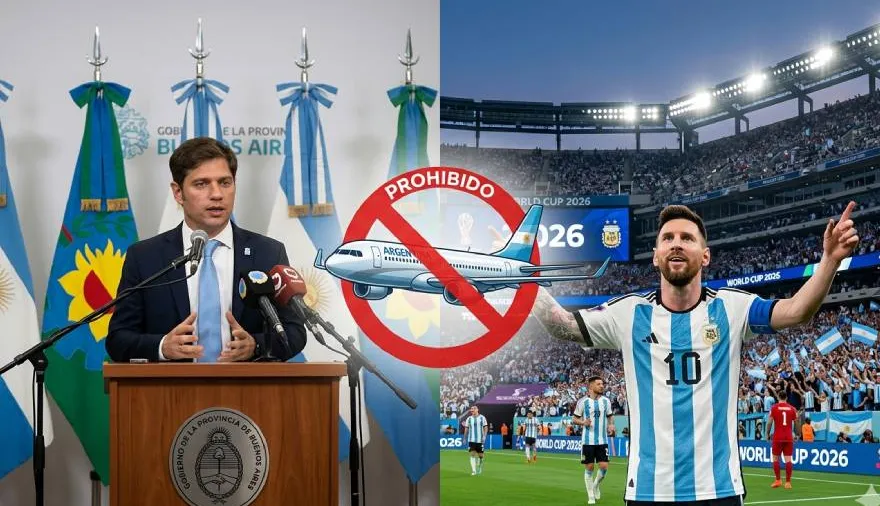 Kicillof prohibió a sus ministros y funcionarios que viajen a ver el Mundial