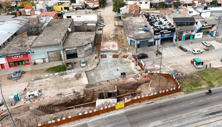 Avanza la obra hidráulica del Arroyo Dupuy que beneficiará a miles de familias de La Matanza