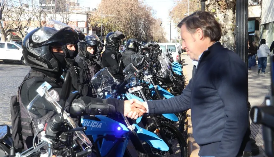 San Miguel incorporó 12 motos nuevas a su Policía Municipal
