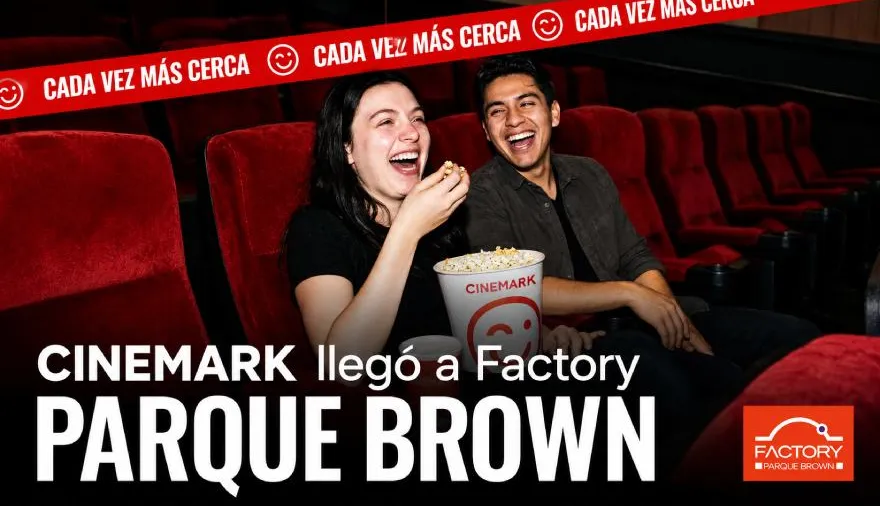 Cinemark inauguró un nuevo complejo en Factory Parque Brown