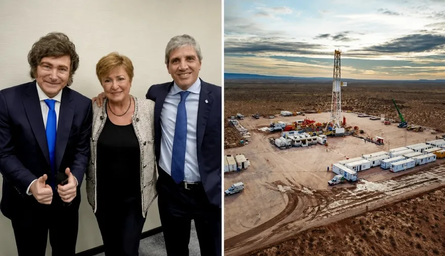 Vaca Muerta, bajo la lupa del FMI: Georgieva recorrerá el yacimiento clave de YPF con Caputo