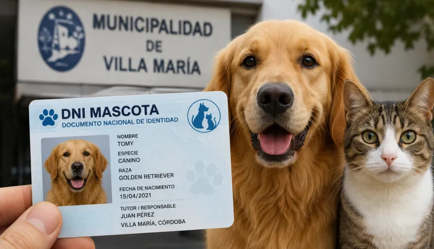En Córdoba, perros y gatos ya tienen su propio documento de identidad